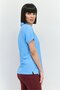 Women Sportswear Fit Short Sleeve Training Polo Shirt, Light Blue - 4