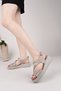 Genuine Leather Women's Daily Comfortable Lightweight Orthopedic Sandals Dd3018 - 3