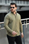 York Linen Men's Shirt - Khaki - 3