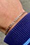 Thin figaro men's steel chain necklace & bracelet set 4mm eck55s - 8