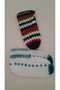 2 Pieces of Hand Knitted with Five Skewers - Home Booties and Handcrafted Booties