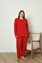 Battal Long Sleeve Women's Pajama Set - 4