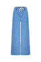 Women's Indigo Wide Leg Tie-Waist Pants - 4