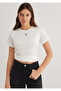 Logo Printed Off-White Women's T-Shirt M1601185-33389 - 2