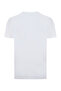 Men's White Printed Crew Neck Short Sleeve T-Shirt - 2
