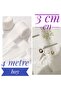4 Meters Jessica Fabric Ribbon, 3 cm Width, Invitation Ribbon