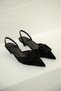 Nicole Black Suede Buckled Women's Heeled Shoes - 2