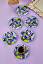 6-Piece Stackable Tea Plate Disaster Series Set / Coasters