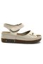 Aryan 07-109 D.R Recommended Orthopedic Women's Sandals Beige - 3
