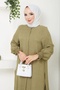 طقم تونيك حجاب نسائي طويل - 5
