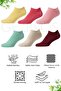 6 Pairs Colorful Women's Bamboo Short Booties Socks - 3