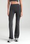 Soft Touch High Waist Flared Trousers Smoked - 2