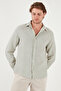 Striped Regular Fit Cotton Long Sleeve Shirt Men's Shirt Cf25S 129721 - 5
