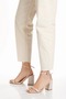 Women's Thick Platform Heeled 8 cm Ankle Detailed Evening Dress Shoes - 2