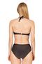 Women's Underwire Push up High Waist Bikini Set - 2