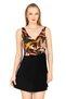 Women's Double Breasted Detailed Skirted Dress Swimsuit