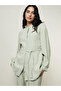 Lcw Modest Hakim Collar Linen Blend Women's Shirt Tunic (S5) - 6