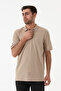 Oxford Fabric Half Zip Polo Neck T-Shirt