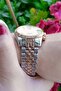 Silver Rose Gold Unisex Wristwatch Roman Numeral Ipc Plated - 6