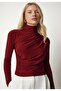 Draped Women's Blouse - 4