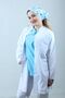 Women's Judge Collar Long Sleeve Long Size White Doctor Coat, Nurse, Pharmacist, Teacher, Lab Coat - 2