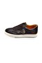 Brown Leather Sports Men's Shoes
