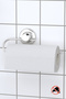 Drilling Screw Drill Not Available! Vacuum Adhesive Chrome Paper Towel Holder Chrome Dm240