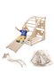 8 in 1 Pikler Triangle Set with Slide Arch Climber Rocker, Montessori Kids Climbing Toys 0459