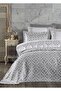 Victoria Jacquard Bedspread - Gray - 2
