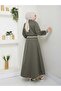 Biker Jacket Skirt Suit with Ribbed Waist - 4