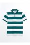 LCWAIKIKI Classic Polo Collar Short Sleeve Striped Pique Men's T-Shirt