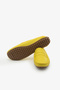 Yellow Genuine Leather Loafer Shoes Women's Flat Shoes - 6