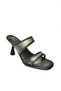 U 518280309   Black Thin Heeled Women's Slippers Shoes - 7
