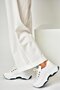 U 239032604   White Fabric Thick Sole Sports Shoes Sneakers - 2