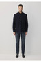 Navy Blue Denim Shirt Regular Fit 0211281 -18790 - 4