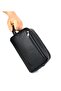 Men's Black Cosmetic Makeup Shaving Bag Men's Handbag