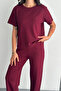 Modal Fabric Short Sleeve Bottom Top Set - 6