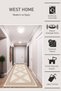 Machine Washable Non-Slip Sole Stain Resistant Kitchen Rug Living Room Rug and Runner Rug - 2
