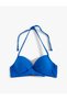 Turquoise Front Snap Bikini Top Db20021Bu - 6