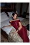 Degaje Collar Slit Dress - 5