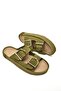 U 596030202   Khaki Suede Women's Slippers - 7