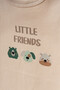 Little Friends Printed 2-Piece Combed Cotton Jumpsuit 1013 - 3