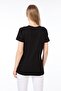 4474-Daddy's Son is Coming Viscose Pregnant Short Sleeve T-shirt - 3