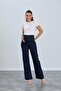 Işşil 8798-Pregnant Women's Lycra Wide Leg Jeans - 4