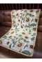 Ay Floral Pattern Cotton Wool Imported Shawl - 2