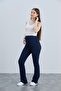 IŞIL 4511-Spanish Leg Maternity Two Thread Combed Cotton Trousers - 3