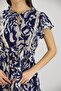 IŞIL E0019-Pleated Pregnant Collar Chiffon Gilet Dress - 6