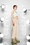 Women's Cream Trousers 15115 - 3