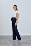 Işşil 8798-Pregnant Women's Lycra Wide Leg Jeans - 3