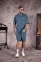 Trend We Crew Neck Printed Oversize Fit Unisex T-Shirt and Shorts Set